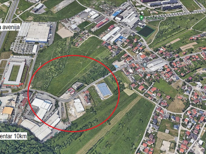 Zagreb prodaja industrijskog zemljišta