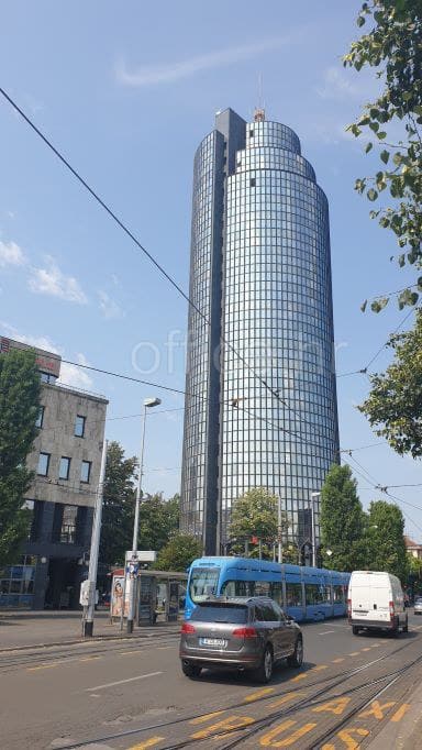 Zagreb, Cibona business tower, office space for rent, entire floor, 370sqm panoramic view!